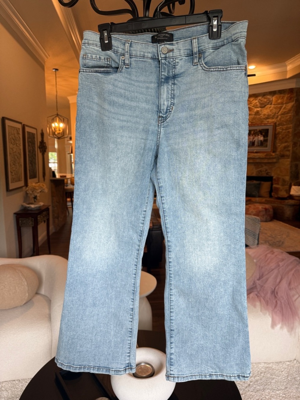 Banana Republic Light Blue cropped Bootcut Jeans